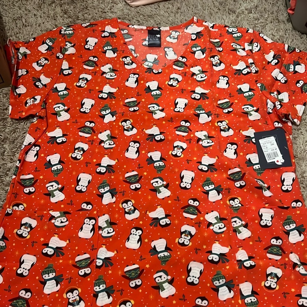 Zoe and Chloe Scrub Top